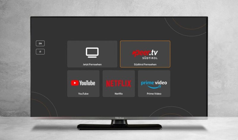 Teclive TV-Oberfläche